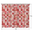 thumbnail image 5 of Pioneer Flower Floral Print Pattern Shower Curtain 84"x72", Bathroom Decorative Shower Curtain Set with 12 Hooks, Waterproof Washable, 5 of 6
