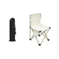thumbnail image 1 of Silla Plegable Perfecl para Acampar con Taburete y Bolsillo Lateral 36cmx36cmx60cm, 1 of 8