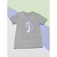 thumbnail image 3 of Lovely Sleepy Unicorn Face T-Shirt Toddler -Image by Shutterstock,  4 Toddler, 3 of 4