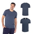 thumbnail image 3 of Playera para Caballero, Color Marino Jaspe, Tamaño Grande, 3 of 3