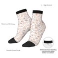 thumbnail image 4 of Bingfone Maple Leaves Design Patterned Men's Women's Casual Cotton Socks, 4 of 5