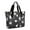 Halloween Ghost Bat, variant on Tote Bag for Women - Halloween Ghost Bat Star Pattern Shoulder Bag - Large Utility Work Duffle Bag with Zipper Handbag for Travel, Work, Sprots