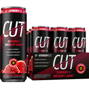 (2 pack) (2 Pack) CUT by Hydroxycut, Energy Drink, Watermelon & Pomegranate, 12 Ct
