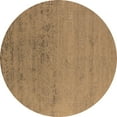 thumbnail image 1 of Ahgly Company Indoor Round Oriental Brown Industrial Area Rugs, 4' Round, 1 of 4