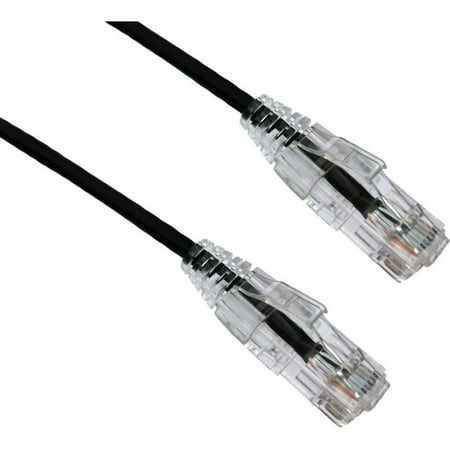 UPC: 0841280148644 | Axiom 15FT CAT6A BENDnFLEX Ultra-Thin Snagless Patch Cable 650mhz (Black)