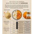 thumbnail image 3 of Kshetra Wellvia Turmeric Powder, Cryogenically Ground Spice Powder, 200 g, 3 of 4