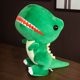 thumbnail image 2 of 1pc 42/55cm Green&Orange Dinosaur Fluffy Stuffed Cartoon Doll Fashion Toy for Kids Baby Lovely Girls Christmas Birthday Gift zhangyuxiang LED, 2 of 2