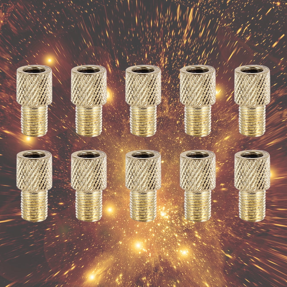 10x Car Valve Adapter Converter Bicycle Bike Tube Pump Air Compressor Tools