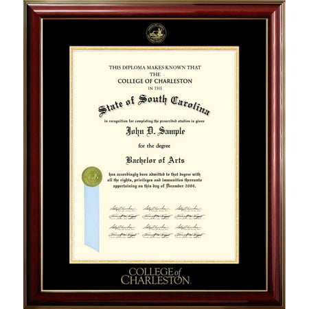 College of Charleston Classic Diploma Frame