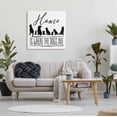 thumbnail image 2 of Home Is Where Dogs Are Phrase Animals & Insects Graphic Art Gallery Wrapped Canvas Print Wall Art, 2 of 7