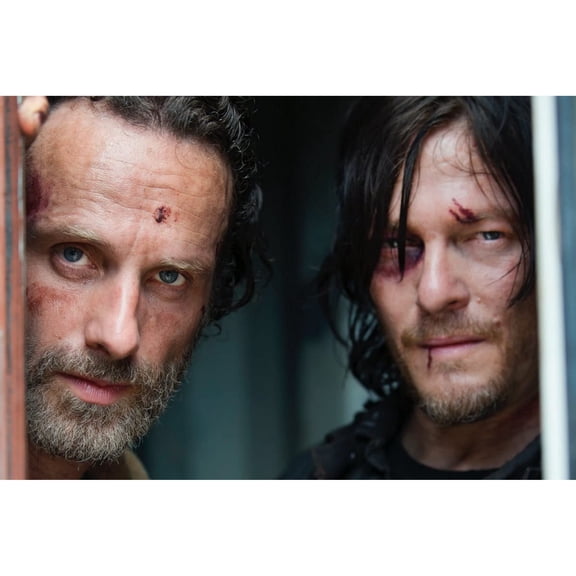 Adult DIY 5D Diamond Painting Kit, The Walking Dead Series Art Round Diamond, Full Diamond Diamond Embroidery Kit, Mosaic Cross Stitch Craft Home Wall Decoration