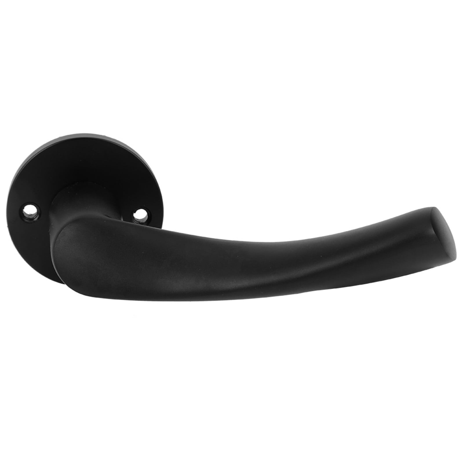 Door Lock, Black Aluminum Door Handle Lock, For Home Office
