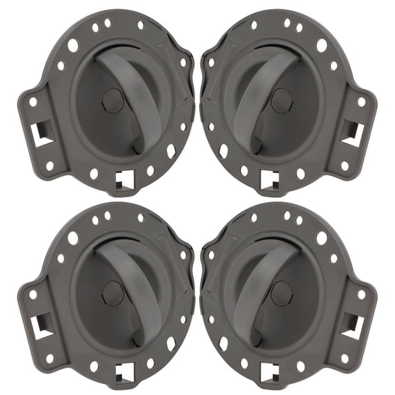 AUTOMUTO Interior Rear Driver Left Passenger Right Side Door Handles Compatible for 2006-2010 for Jeep Commander Gray 2pcs