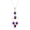 Amethyst, variant on Black Onyx Pendant 925 Silver Overlay Pendant Multi Shape Gemstone With 18 Inches Chain Jewelry For Women