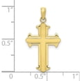 thumbnail image 4 of Solid 10k Yellow Gold Polished Cross Pendant - 27mm, 4 of 6