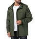 thumbnail image 5 of CHAQUETA PARKA DE TRABAJO CON CAPUCHA Y FORRO DE FELPA TÉRMICA INSPIRADA EN CHIC PARA HOMBRES, VERDE OSCURO, TAMAÑO S, 5 of 6