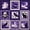 Purple Cream 01, variant on Feelyou Cute Ghost Skull Twin Sheets, Halloween Crow Pumpkin Bedding, Purple Cream, 3pcs, 1 Flat Sheet, 1 Fitted Sheet and 1 Pillowcase