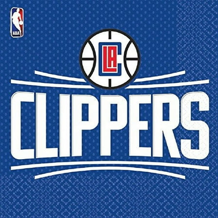 Los Angeles Clippers NBA Basketball Pro Sports Party Paper Blue Luncheon Napkins