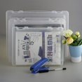 thumbnail image 4 of Boîte de Rangement en Plastique transparent A4, classification des Contrats, Boîte de Tri des Factures, Fournitures de Bureau, Boîte Vide Rectangulaire, 4 of 5