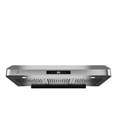 thumbnail image 2 of Under Cabinet Range Hood 36 inch | Ducted Kitchen over Stove Vent | Washable Baffle filter, LED Lights & Stainless Steel Finish | WALRHUC36TS, 2 of 8