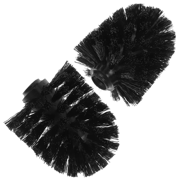 2 PCS Toilet Bowl Brush Replacement Replaceable Head Cleaning