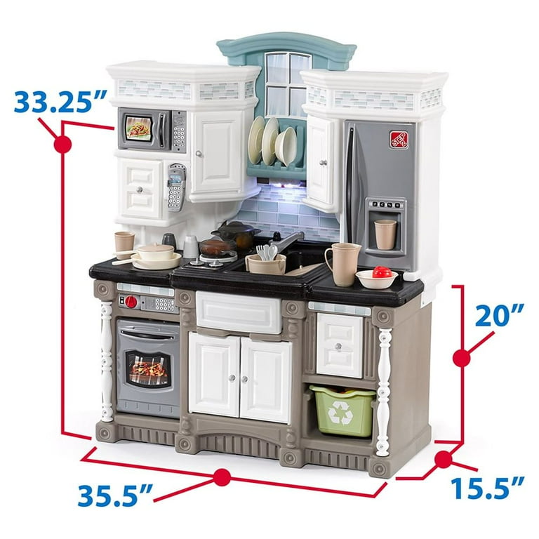 Step2 Lifestyle Dream Kitchen Toddler Plastic Kitchen Playset Walmart