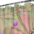 thumbnail image 3 of Happy Easter Shower Curtain, Easter Cat Bunny Shower Curtains for Bathroom, Spring Easter Eggs Home Decor Waterproof Fabric with Hooks 72x72 Inch, 3 of 4