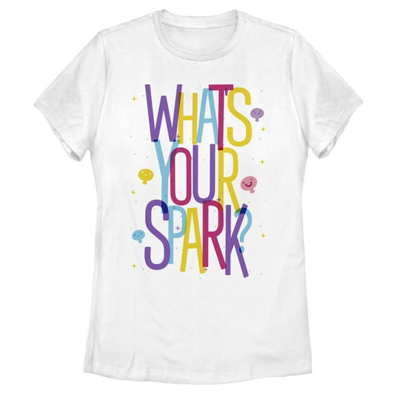 Women's Soul What's Your Spark Graphic Tee White X Large