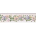thumbnail image 3 of Concord Wallcoverings Textured Wallpaper Damask Featuring Floral Pattern, Blue Satin, 21 In x 33 Ft (56 sq. ft), SL27570, 3 of 4
