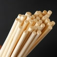 thumbnail image 2 of 200 Pcs Bâtons de Bois Naturel Non Finis pour Bricolage Enfants, 2 of 8