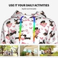 thumbnail image 4 of Wukai Dachshund Dog Puppy Print Womens Hoodies Fleece Sweatshirts Long Sleeve Sweaters Pullover Fall Outfits Winter Clothes-Medium, 4 of 7