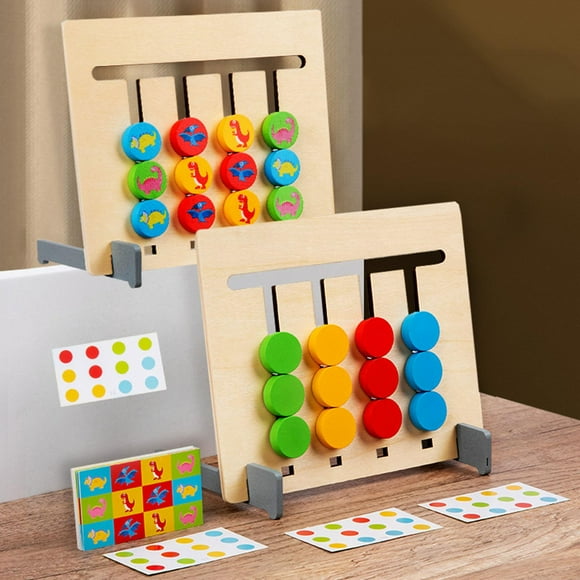Montessori Slide Puzzle Toy Game Preschool Learning Activities Blocks Puzzle