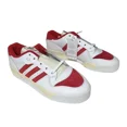 thumbnail image 2 of [GY5867] Adi-das Mens Rivalry Low Premium White/Scarlet Casual Sneakers Sz 11.5, 2 of 6