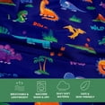 thumbnail image 6 of Todays Kids 1-Pack Dinosaurs Fitted Crib Sheet - Soft Crib Mattress Sheet, Easy Care Machine Wash Fabric - Fade Resistant Toddler Mattress Sheets w/ 360 Elastic Bands - Fits 28x52 Toddler Mattresses, 6 of 7