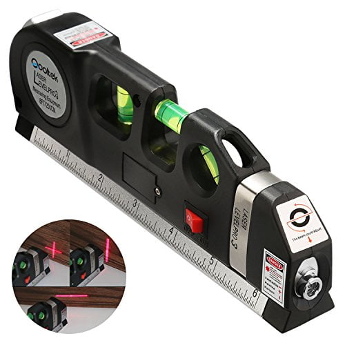 Leepesx 4in1 Multipurpose Measuring Instrument Spirit Level with Metric Rulers and Measure Tape Leepesx 4in1 Multipurpose Measuring Instrument Spirit Level with Metric Rulers and Measure Tape