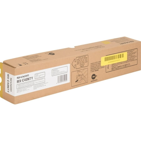UPC: 4974019752952 | Sharp Genuine OEM MXC40NTY (MX-C40NTY) Yellow Toner Cartridge (10K YLD)