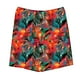thumbnail image 4 of Odeerbi 5-14 Años Niños Niñas Pantalones Cortos de Estampado Tropical Hawaiano Pantalones de Baño En Seco Rápido Pantalones Cortos de Tabla de Playa Pantalones Cortos Deportivos, 4 of 5