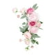 thumbnail image 2 of Guirnalda de flores artificiales para centro de mesa, arreglo floral colgante, arco de boda, flores de seda para fondo de boda, decoración del hogar Rosa, 2 of 8