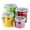 Multicolour, variant on Hyasfey 4Pcs Stainless Steel Airtight Canister Set Food Storage Jar Moisture-proof Kitchen Counter Sugar Flour Storage Organizer with Clear Lid