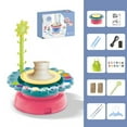 thumbnail image 4 of Ceramic Art Kit DIY Clay Craft Machine Soft Pottery Set For Children's Hands On Learning and Painting, 4 of 7
