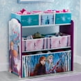 thumbnail image 3 of Disney Frozen II Design and Store 6 Bin Toy Organizer by Delta Children, Greenguard Gold Certified, 3 of 7