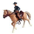 thumbnail image 2 of Juguete de Caballo Vaquero, Detalla Realistas, Alta Simulación, PlásTico Seguro, Colores Brillantes, Figura de Equitación para Niños, Mesa, 2 of 8