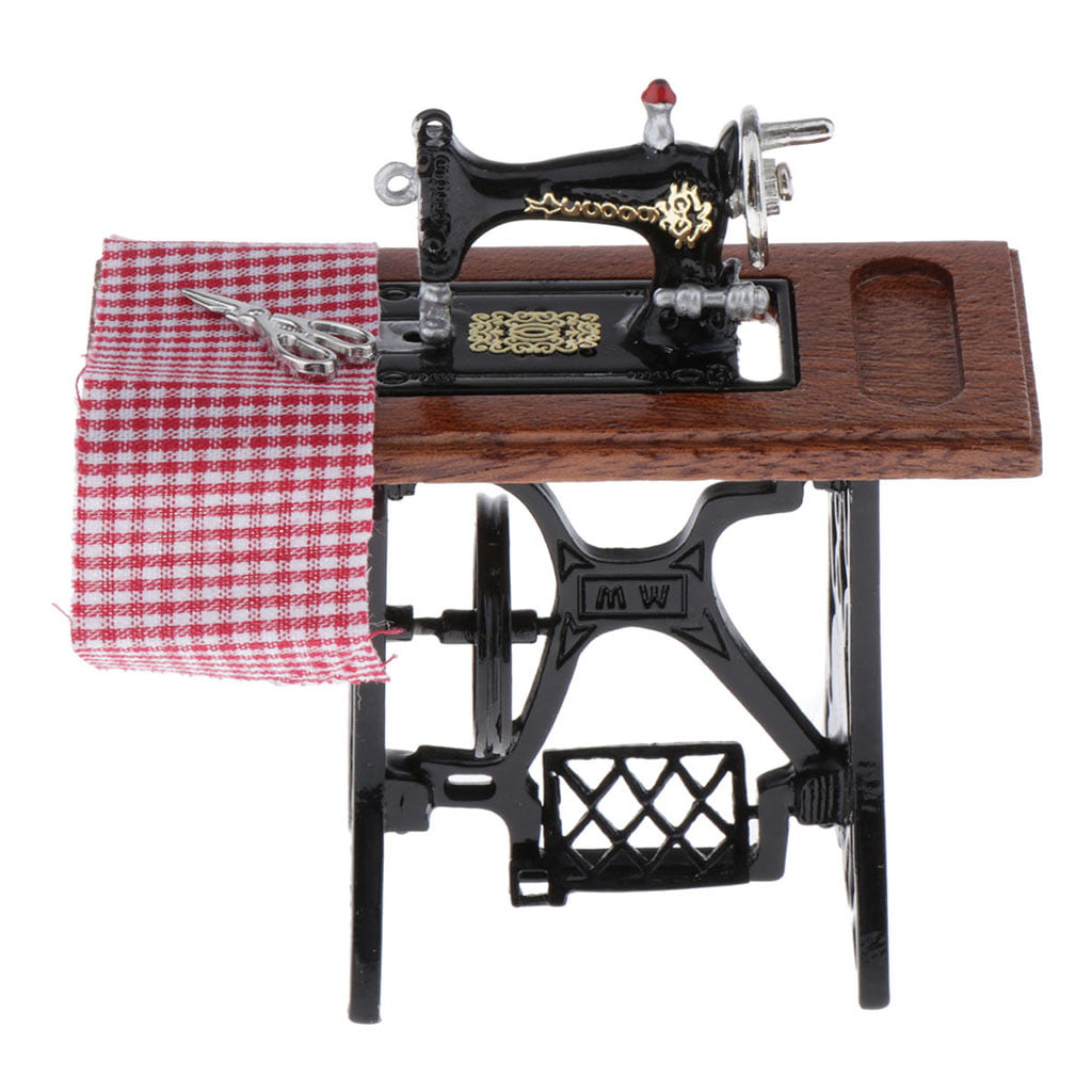 Treadle  Sewing Machine Dolls House Miniature 