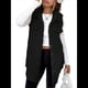 thumbnail image 1 of Chaleco Sin Mangas para Mujer, Chaqueta de Invierno Cálida con Botones Negro XL, 1 of 8
