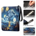 thumbnail image 5 of ALAZA Starry Sky Oil Paint Trading Card Binder 4 Pocket Cards Collection Album 400 Folder Holder, 5 of 6