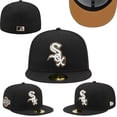 thumbnail image 2 of Chicago White Sox Gorra Hombres Mujeres De Béisbol W Close Full Fit Sombrero Hiphop, 2 of 4