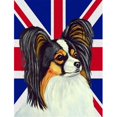 thumbnail image 1 of Carolines Treasures LH9503CHF Papillon avec Jack Union Anglaise Drapeau Britannique Drapeau Toile Maison Taille, 1 of 4