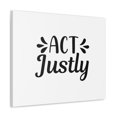 thumbnail image 2 of Scripture Walls Act Justly Micah 6:8 White Christian Wall Art Bible Verse Print Ready to Hang Unframed, 2 of 18