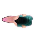 thumbnail image 4 of Corral Boots Womens Glow In The Dark Embroidered Snip Toe Cowboy  Mid Calf, 4 of 5