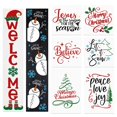 thumbnail image 1 of Plantillas navideñas SUNVERSE Let It Snow para pintar sobre madera, 1 of 8